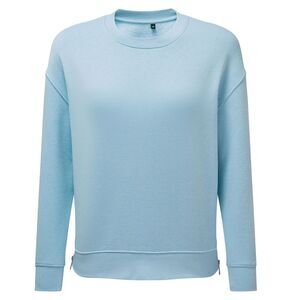 TriDri Womens/Ladies Recycled Zipped Sweatshirt / Sky Blue